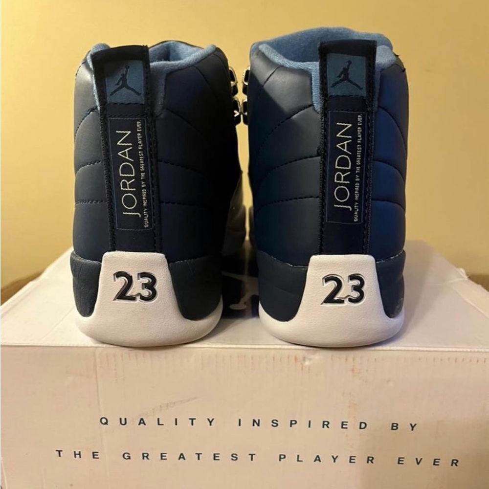Brand New Men's Air Jordan Retro 12 Indigo (Navy) Basketball Shoes